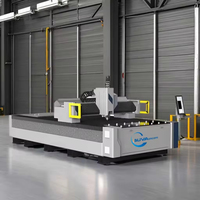 Mesin Pemotong Laser Fiber CNC 12000W Baru Cypcut Area 1500x3000mm Kecepatan 120m/menit Berpendingin Air untuk Plat Logam Baja Tahan Karat