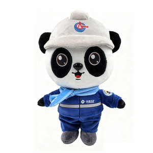 OEM/ODM 맞춤형 봉제 장난감 제조업체 중국 팬더 맞춤형 봉제-로고 자수가있는 장난감 - Product Image 2