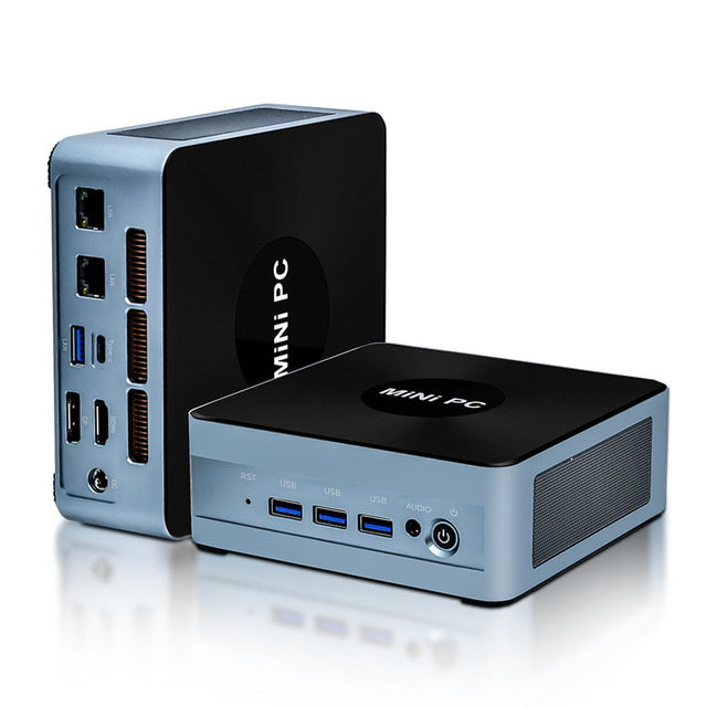 In-tel 13th Gen Metal Mini PC I7 1365U ES 10 Cores Thunderbolt 4 2*DDR5 Mini Desktop PC 2*2.5G LAN NUC Gaming Computer WiFi6E