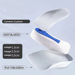 Men Women Orthopedic Insoles Memory Foam <b>Height</b> <b>Increase</b> Heel Lift Arch Support for Sneakers <b>Shoes</b> - Product Image 1