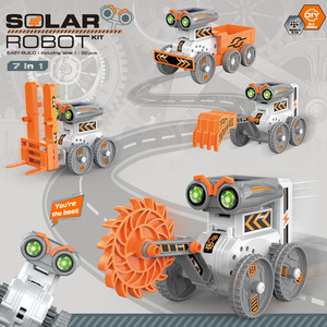EPT 21 en 1 Robot solaire à construire, jouet éducatif STEM, jouet à piles solaires, ensemble de construction STEM avec 210 pièces - Product Image 2