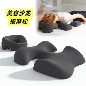 Massage Pillow Memory <b>Foam</b> Face <b>Pad</b> Solid Color Cotton Cover For Spa Beauty Treatment - Product Image 2