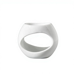 Lámpara de Aroma Nórdica Artesanal de Cerámica, Calentador de Cera Fundida con Tazón Profundo, Difusor de Aromaterapia para Oficina y Sala de Estar - Product Image 3