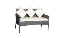 Vente chaude Ensemble de canapé et de table à manger en rotin d'aluminium moderne pour l'extérieur Patio Jardin & Hôtel