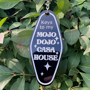 Keys My MOJO DOJO <span class=keywords><strong>CASA</strong></span> Acryl Ölbeständiger Schlüsselanhänger & Gepäckanhänger Charm für Frauen - Y2K-Stil Valentinstag Geschenk - Product Image 2