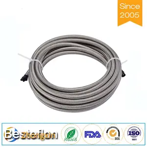 Intrecciato carburante flessibile ondulato in acciaio inox refrigerante hign pressione del freno ptfe tubo