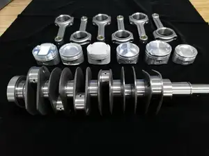 Billet Connecting Rod Adracing Customized Stroker Kits Billet 4340 Steel Crankshaft Connecting Rods And Forged 4032 Aluminum Piston Sets