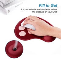 Tapis de souris de jeu ergonomique, tapis de souris personnalisé ergonomique de dessin animé, repose-poignet en mousse à mémoire de forme, tapis de bureau, support de souris pour le bureau