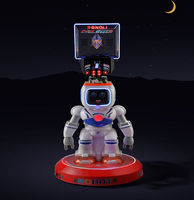 Robot intelligent d'arcade à pièces de Offres Spéciales jouets tir simulent la machine de jeux vidéo