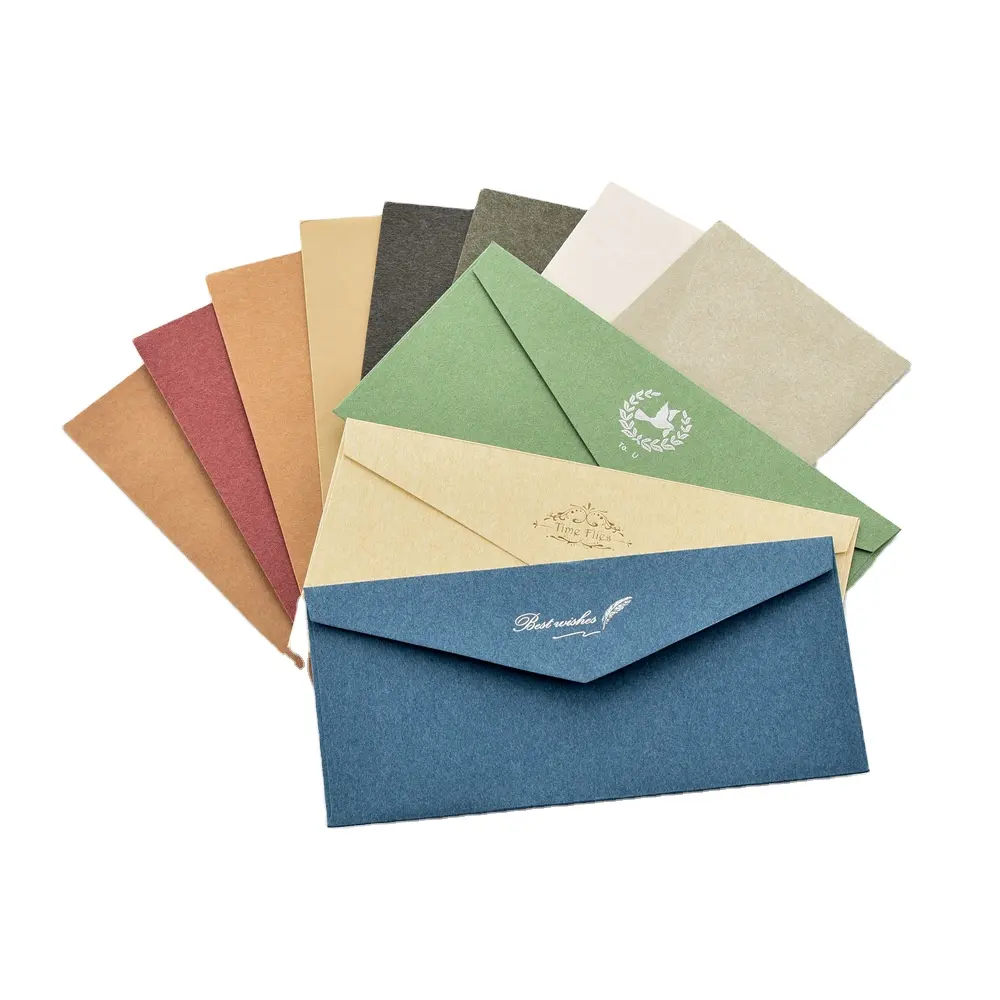 Customized Size Letter Envelope, Different Colours Envelope, Writing And Envelop Box For Phone Case Envelope Maker Packaging