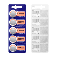 Batería de Botón de Litio CR1632 de 3V, CR 1220 1616 1620 2016 2025 2032 2430 2450