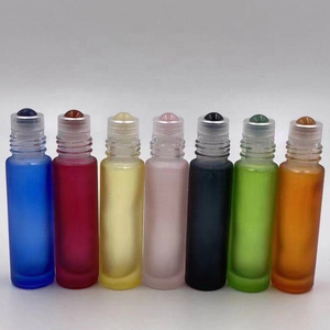 Tube d'huile corporelle rose réutilisable de 10ml Lint <span class=keywords><strong>Doterra</strong></span> Roll on Glass Perfume Roller Ball Bottle - Product Image 6