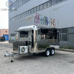 Remolque de Comida Móvil para Venta Ambulante, de Acero Inoxidable, 4m, Tipo Canche - Product Image 5