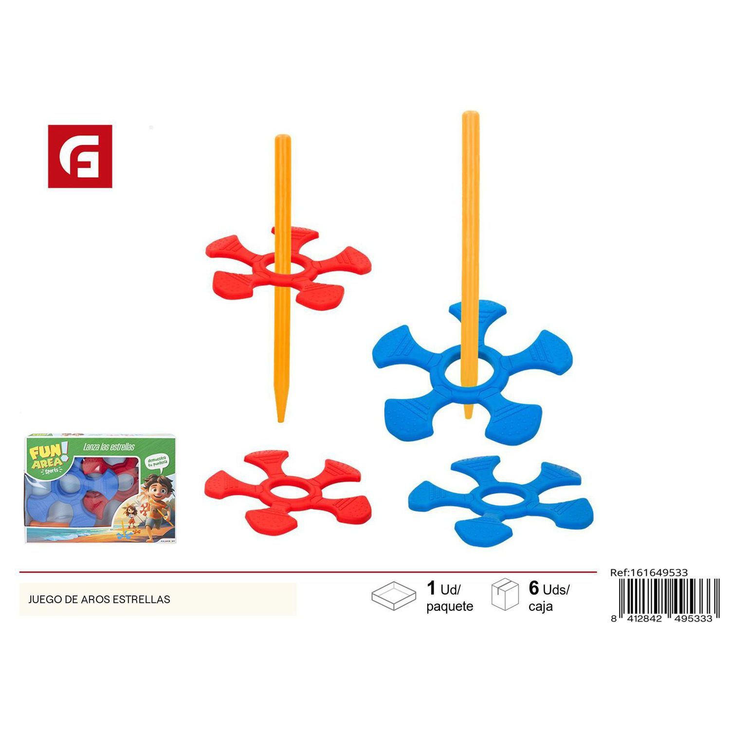 Summer Toys Star Hoop Set Fun Ring Toss Toy