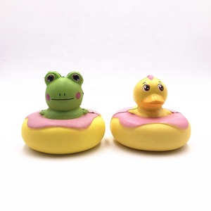 <span class=keywords><strong>Balle</strong></span> <span class=keywords><strong>anti</strong></span>-<span class=keywords><strong>stress</strong></span> douce en PU pour enfant, jouet mignon <span class=keywords><strong>grenouille</strong></span> beignet - Product Image 1