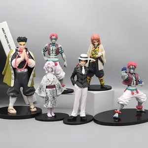 Super venda quente preço de fábrica Anime figura 21 estilos Demon Slayer Kimetsu não Yaiba figura PVC Modelo Brinquedos