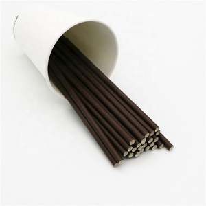 Pailles en papier colorées écologiques recyclables, en vrac ou emballées individuellement, pour jus - Product Image 2