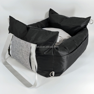 Seggiolino per cani impermeabile rimovibile lavabile per <span class=keywords><strong>auto</strong></span> con tasche portaoggetti guinzaglio di sicurezza - Product Image 2