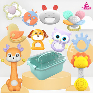 Hochets et anneaux de dentition musicaux en plastique pour bébé Offre Spéciale meilleurs cadeaux pour bébés <span class=keywords><strong>jouet</strong></span> musical gonflable - Product Image 6