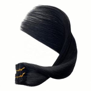 30 Inch Seamless Clip in <b>Hair</b> <b>Extension</b> Double Weft Brown Private Label Remy 100% Human <b>Hair</b> Remy Virgin <b>Hair</b> Clip in <b>Extensions</b> - Product Image 1