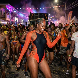 Maillot de bain string sexy personnalisé avec logo d'usine, combinaison de carnaval à coupe haute pour fête sur la plage, tenue de Jouvert, monokini - Product Image 5