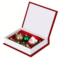 Boîte à livres factice pour table basse, cadeau de Noël personnalisé, boîte à livres décorative, vente en gros, décoration de maison de luxe, boîte à livres cadeaux pour Noël