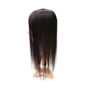 Pelucas ligeras de cabello humano Cosmo en Corea (13x15) - Peluca de cabello humano liso y suave de 20 pulgadas, ligera, cómoda y de estilo natural. - Product Image 3