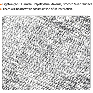 Bạc có thể thu vào phản xạ Nhôm Xe <span class=keywords><strong>Sun</strong></span> <span class=keywords><strong>Shade</strong></span>/Nhôm lá bóng râm <span class=keywords><strong>Net</strong></span>/30% nhôm vải bóng râm - Product Image 4