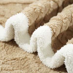 Sherpa Fleece Throw Blanket 3D Diseño elegante, Manta gruesa y cálida para invierno, Manta suave para sofá, Fuzzy, Warm, Cozy - Product Image 6