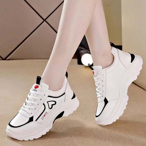 Zapatos Deportivos de Suela Gruesa con Superficie de Cuero para Estudiantes, Zapatos de Tacón Alto de Moda para Mujer, Regalos IStapromo 2026 - Product Image 6