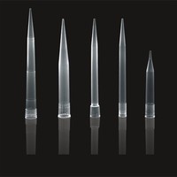 Pointes de pipette de laboratoire 10ul 50ul 100ul 200ul 300ul 1000ul 1250ul 5000ul 10000ul