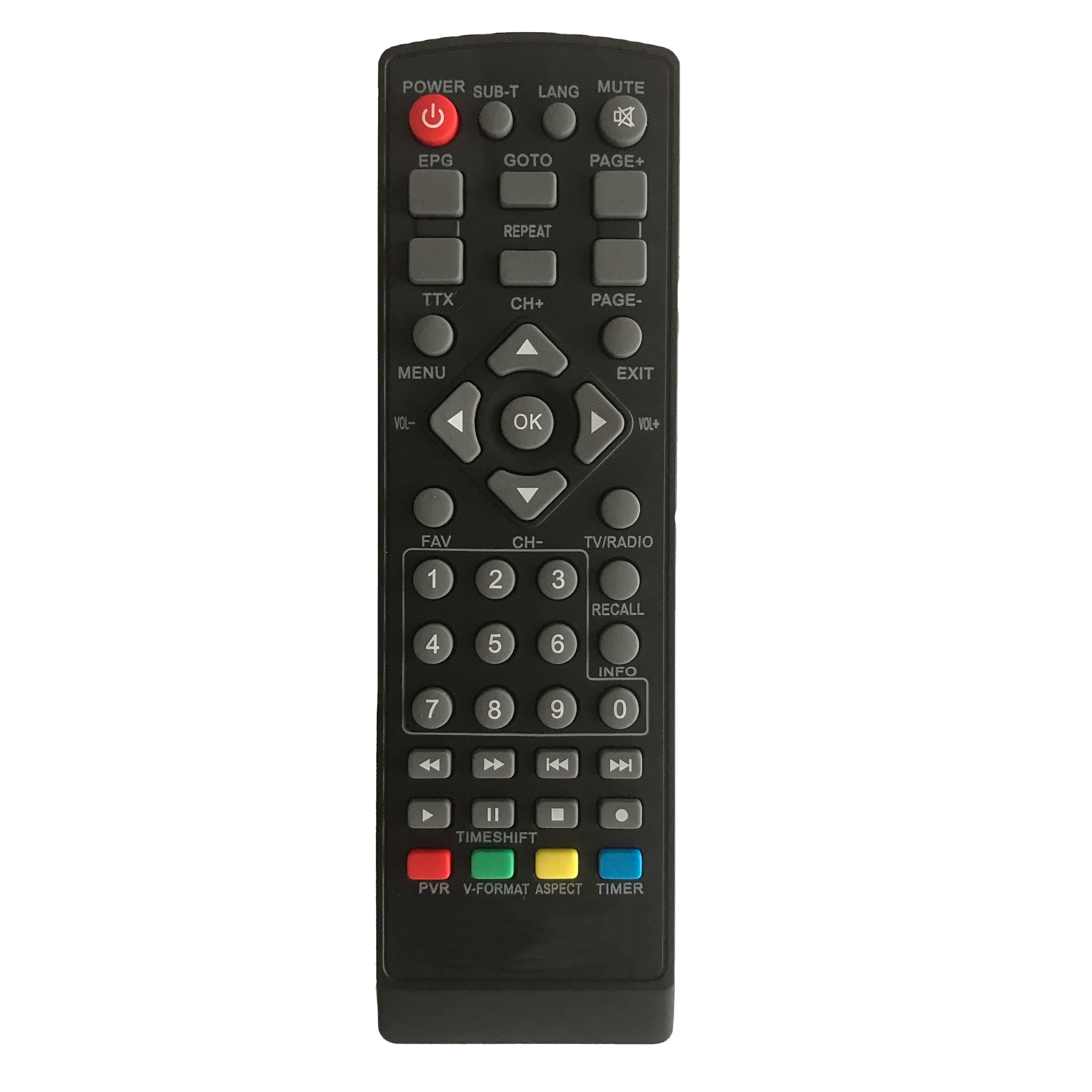 Black <strong>Universal</strong> Wireless <strong>Remote</strong> <strong>Control</strong> Controller for <strong>Dvb</strong>-t2 <strong>Smart</strong> Television Stb Hdtv <strong>Smart</strong> Set Top Tv Box