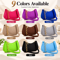 Sac croissant en feutre motif pierre 2026 pour femme, sac à main minimaliste à porter sous le bras ou à l'épaule, usage quotidien, prêt à expédier, logo personnalisé