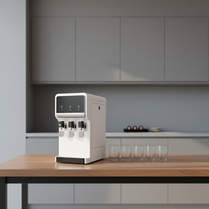 Distributeur d'eau alcaline avec système de chauffage et de refroidissement, en plastique, moderne, pour usage domestique et hôtelier, machine à eau potable de bureau - Product Image 2