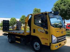 FAW J6L 4x2 <b>Flatbed</b> Tow <b>Truck</b> 5 Ton Slidebed Wrecker 3 Ton Rollback Recovery <b>Truck</b> with Underlift - Product Image 5
