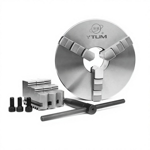 Mandrin de tour auto-centrant Ytum K11 200 mm à trois mors avec mors positifs et négatifs - Product Image 1