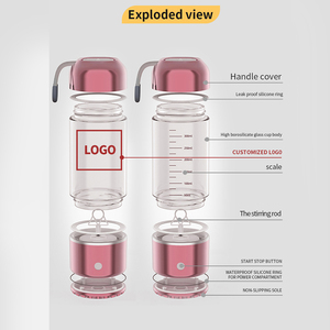 แก้วบอโรซิลิเกตทรงสูงแก้วทนความร้อนด้วยแอปที่ควบคุมด้วยยูเอสบีแบบพกพากันน้ำออกแบบให้ใช้ในครัวเรือนกลางแจ้ง - Product Image 4