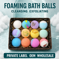Bombes de bain moussantes, boules de bain nettoyantes, exfoliantes, relaxantes, parfumées, soins du corps, marque privée, OEM, vente en gros, usine