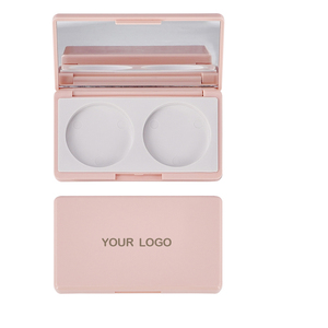 Bảng phấn mắt tùy chỉnh logo bán chạy, hai màu, phấn má hồng hạt dẻ, phấn má hồng hồng, phấn nền nhũ, hộp phấn - Product Image 1