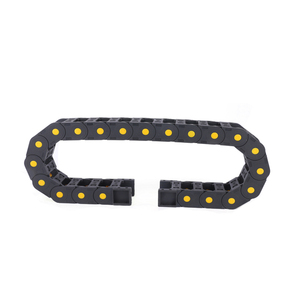 Cadena portacables de nailon plástico serie 35, totalmente cerrada, flexible, para gestión de cables en herramientas, sin ruido. - Product Image 2