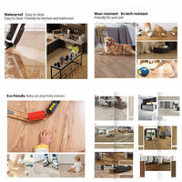 Plancher en vinyle de luxe en PVC avec colle, 2mm, mètres par pied carré, commercial, fabriqué en chine, prix de gros