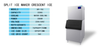 Générateur de glace demi-lune élégant et économe en énergie 320 kg/24h pour des invités impressionnés et des boissons parfaitement rafraîchies