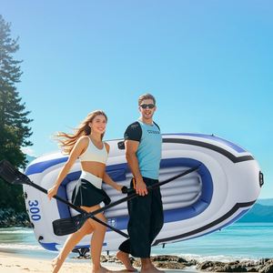 Thickened Eco-friendly PVC <b>Inflatable</b> Boat <b>Dinghy</b> Fishing 2-4 Person Wear-Resistant GPSR Certified China Origin - Product Image 1