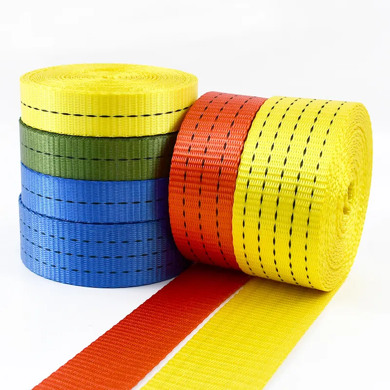 Meetee RD068 28/38/50mm Luggage Belt Accessories Cargo Lashing Nylon Strap Thickened Colored High Strength Polyester Webbing
