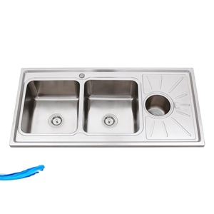 Bon Prix Offre Spéciale eBay <span class=keywords><strong>Amazon</strong></span> En Acier Inoxydable Cuisine Évier Meuble Évier 12050A - Product Image 5
