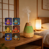 Diffuseur d'arômes USB à grain de bois, humidificateur silencieux, aide au sommeil pour la maison, les véhicules commerciaux, vaporisateur