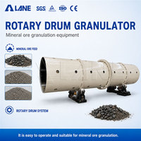 Machine de granulation rotative à tambour pour dolomite et soufre LANE, ligne de production de poudre minérale, usine industrielle