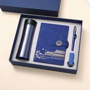 Lekuo สมุดโน้ต USB เก็บความร้อนชุดของขวัญสไตล์จีนของขวัญประจำปีการประชุมครบรอบของขวัญทางธุรกิจพร้อมโลโก้ - Product Image 3