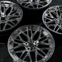 RCSR Velg Mobil Penumpang Kustom Chrome Baru, Cekung, Aluminium Alloy Forged, Ukuran 17 18 19 20 21 22 23 Inch 5x120 5x112 5x114.3
