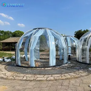 Techo de cúpula transparente hecho de tablero de policarbonato, se puede usar en restaurantes y casa de turismo